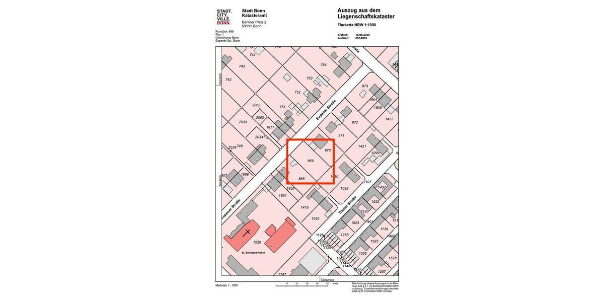 Grundstück Bonn Auerberg - 650.000&euro; | Angebot:25775938