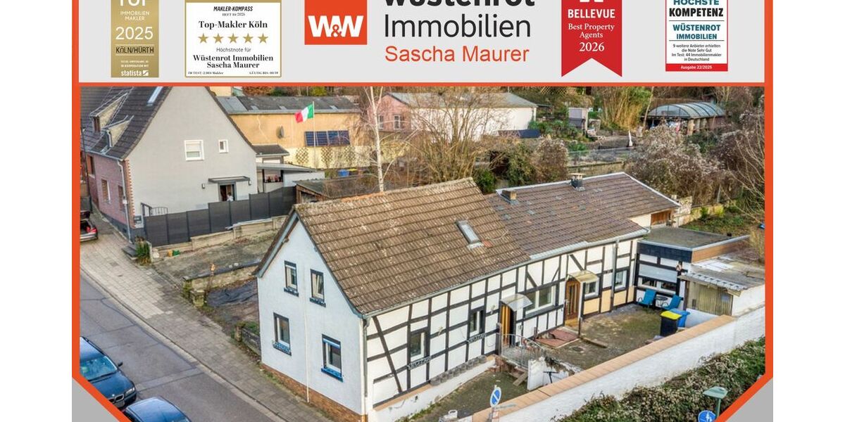 Mit 3D: Historisches Fachwerkhaus nahe der Horremer Innenstadt in ruhiger Lage mit Einliegerwohnung - Einfamilienhaus Kerpen Balkhausen | Angebot:24628619