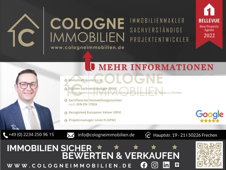 Etagenwohnung Köln Weiden - 3 Zimmer, 82 m&sup2;, 415.000&euro; | Angebot:26656863