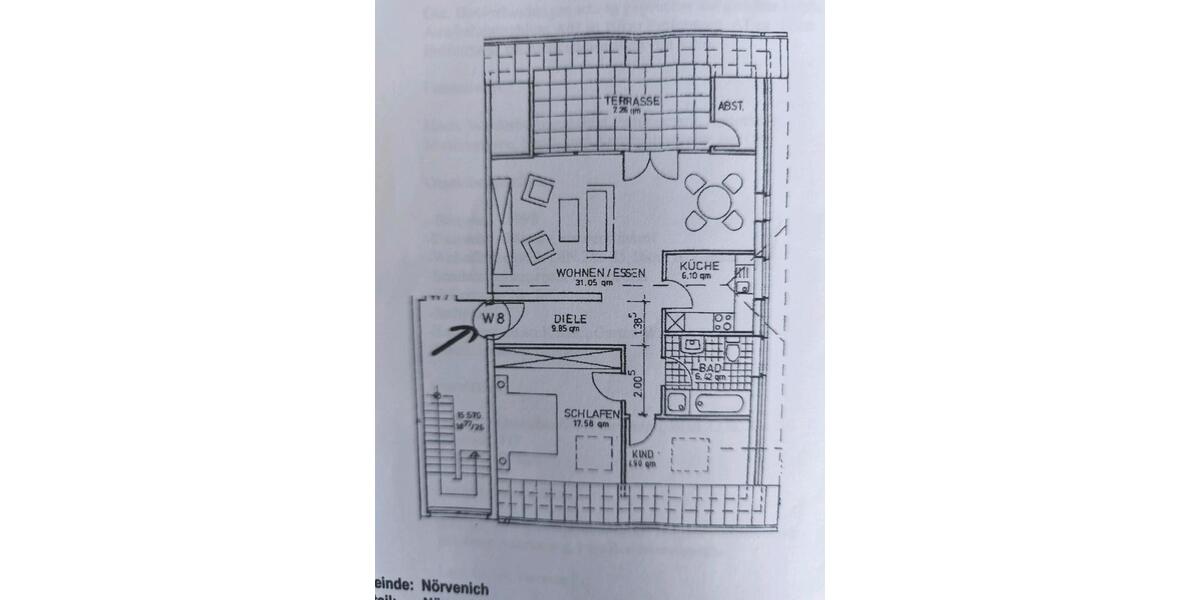 Terrassenwohnung Nörvenich - 3 Zimmer, 85 m&sup2;, 269.000&euro; | Angebot:25999359