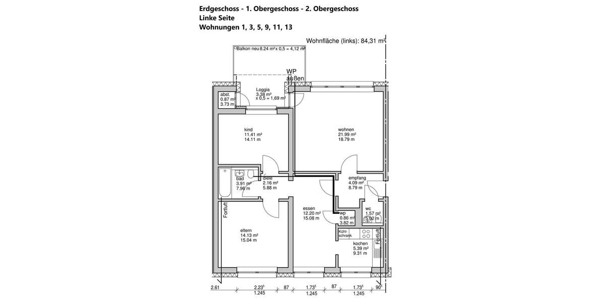 Sanierte vermietete Wohnung mit moderner Heiztechnik Bonn - Etagenwohnung Bonn Dransdorf | Angebot:22522892