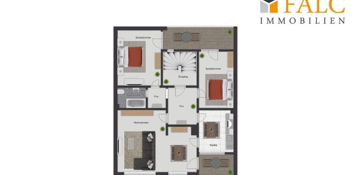 Etagenwohnung Düren Mariaweiler-Hoven - 1 Zimmer, 421 m&sup2;, 859.000&euro; | Angebot:25820080