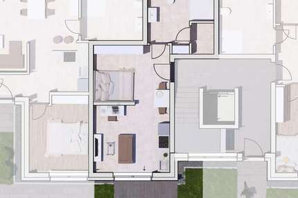 Wohnung Bornheim - 1 Zimmer, 36 m&sup2;, 215.000&euro; | Angebot:24531430