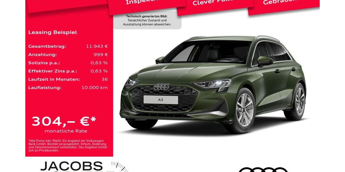Audi A3 1.003 km 31.890 &euro; Düren 52351