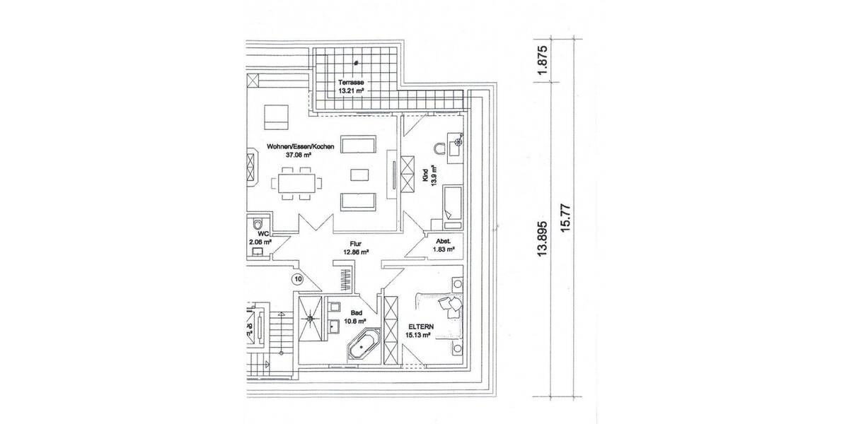 Etagenwohnung Euskirchen Innenstadt - 3 Zimmer, 107 m&sup2;, 475.000&euro; | Angebot:26833845